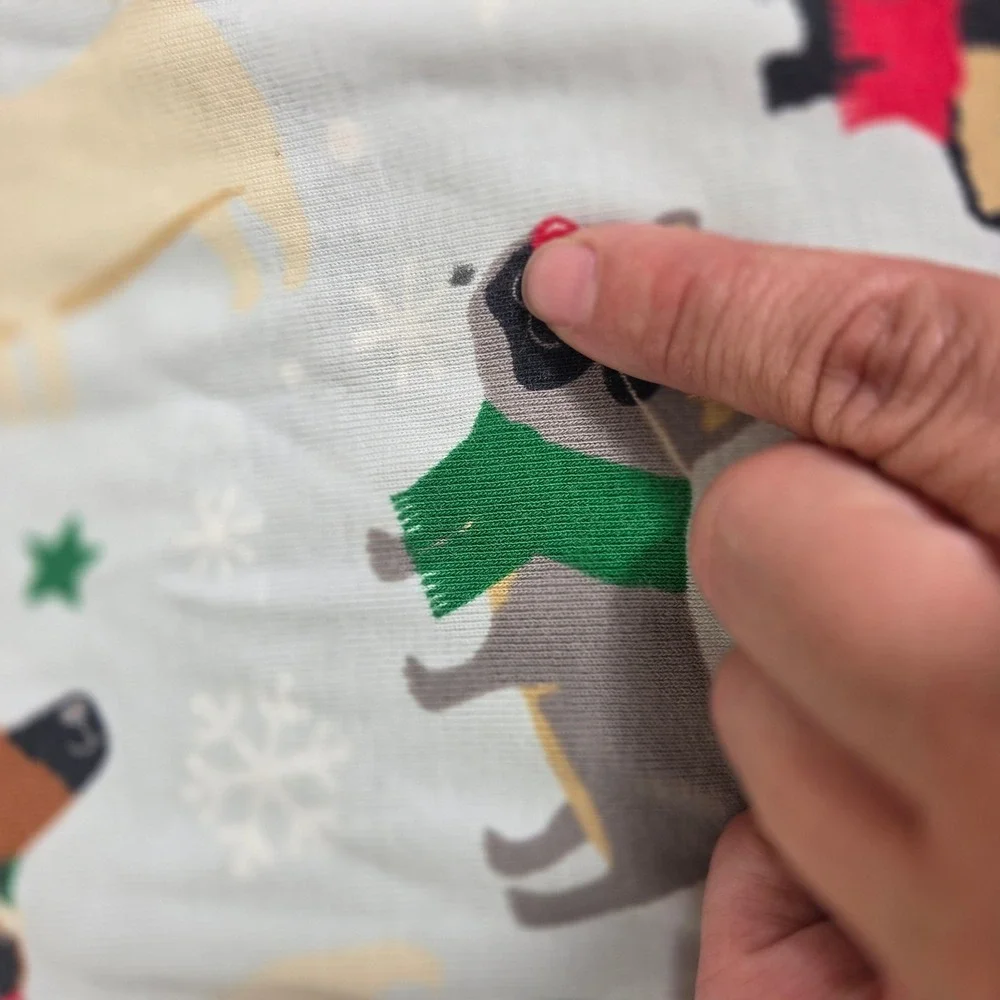 Hanna Andersson Holiday Pajama Top Lot Kids US 5 110 Christmas Organic Cotton